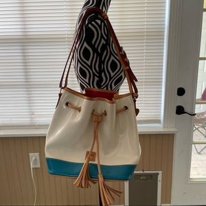 Vintage Dooney & Bourke Drawstring Satchel Purse